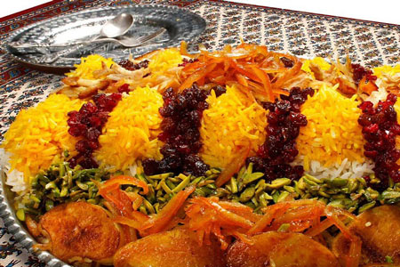 شیرین پلو قزوینی 