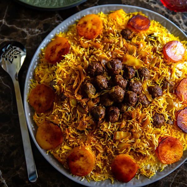 کلم پلو شیرازی 