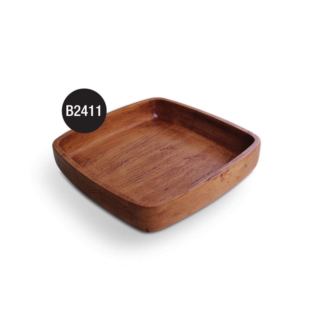 بشقاب مربع گود 25*25