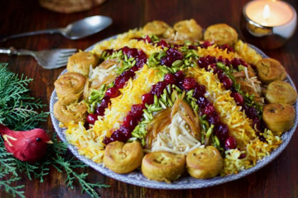 طرز تهیه شیرین پلو قزوینی