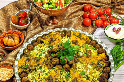 طرز تهیه کلم پلو شیرازی