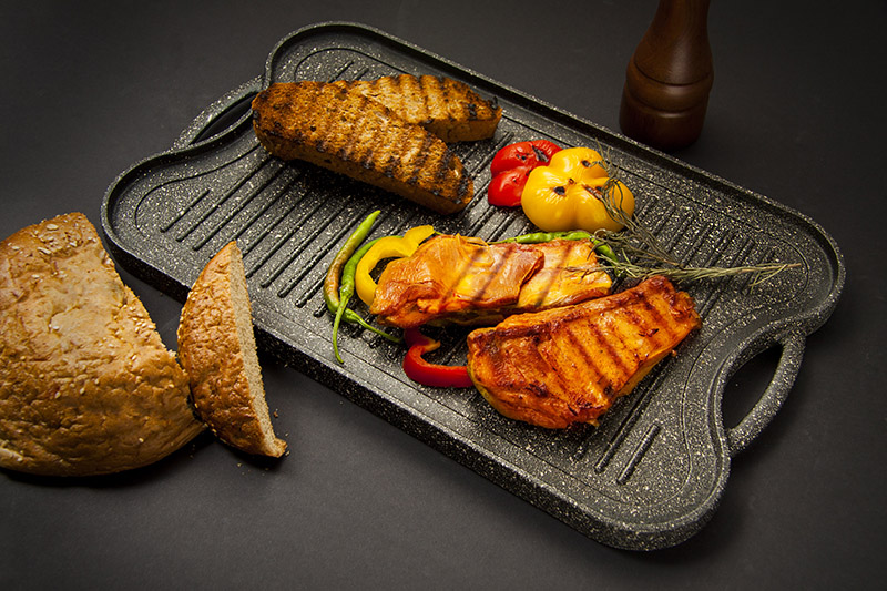 تابه گریل چدن دو طرفه مدل Fontana