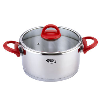 قابلمه 22 استیل ارتفاع بلند 4 لیتری نالینو