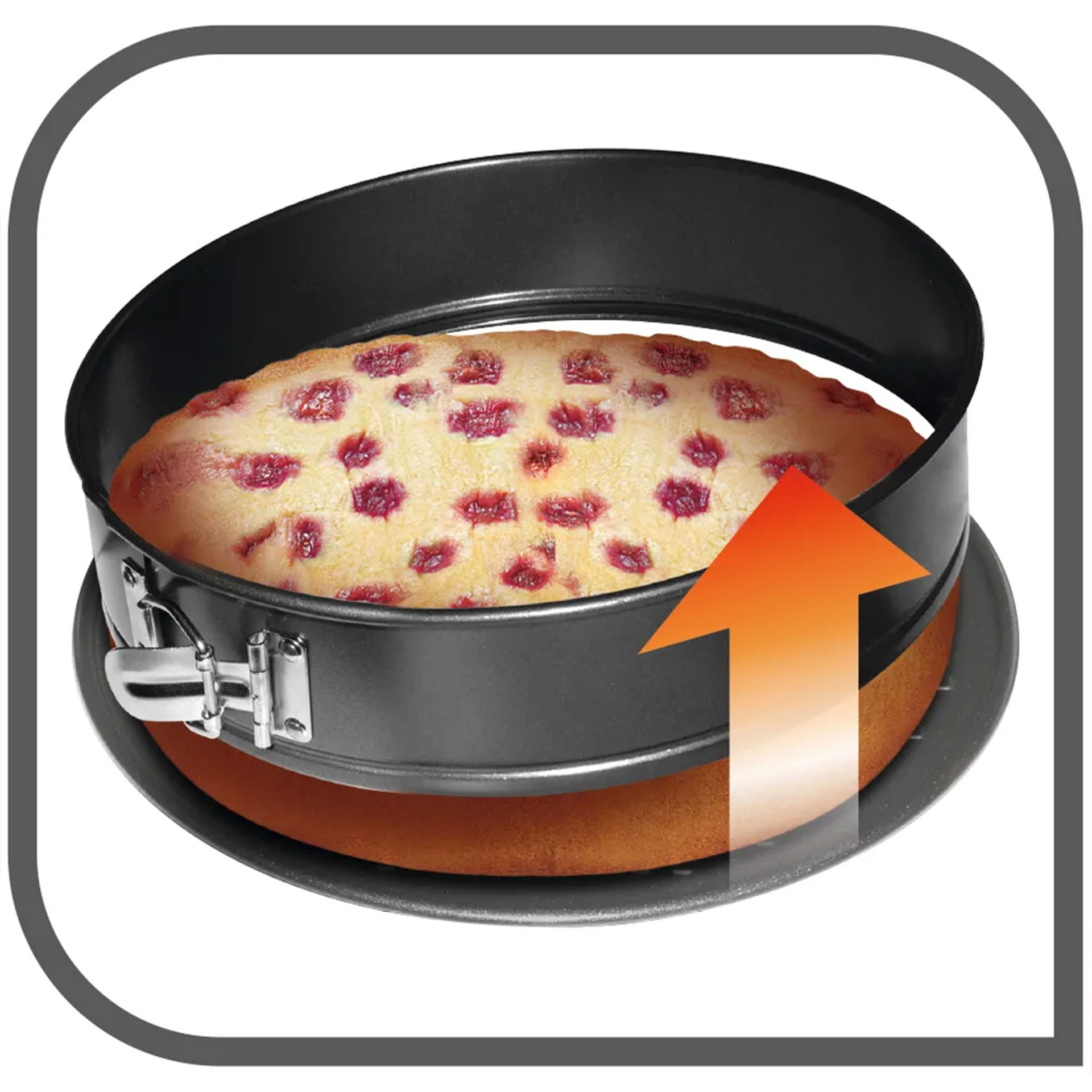 قالب کیک گرد سایز 25 تفال tefal مدل شستوشوی راحت