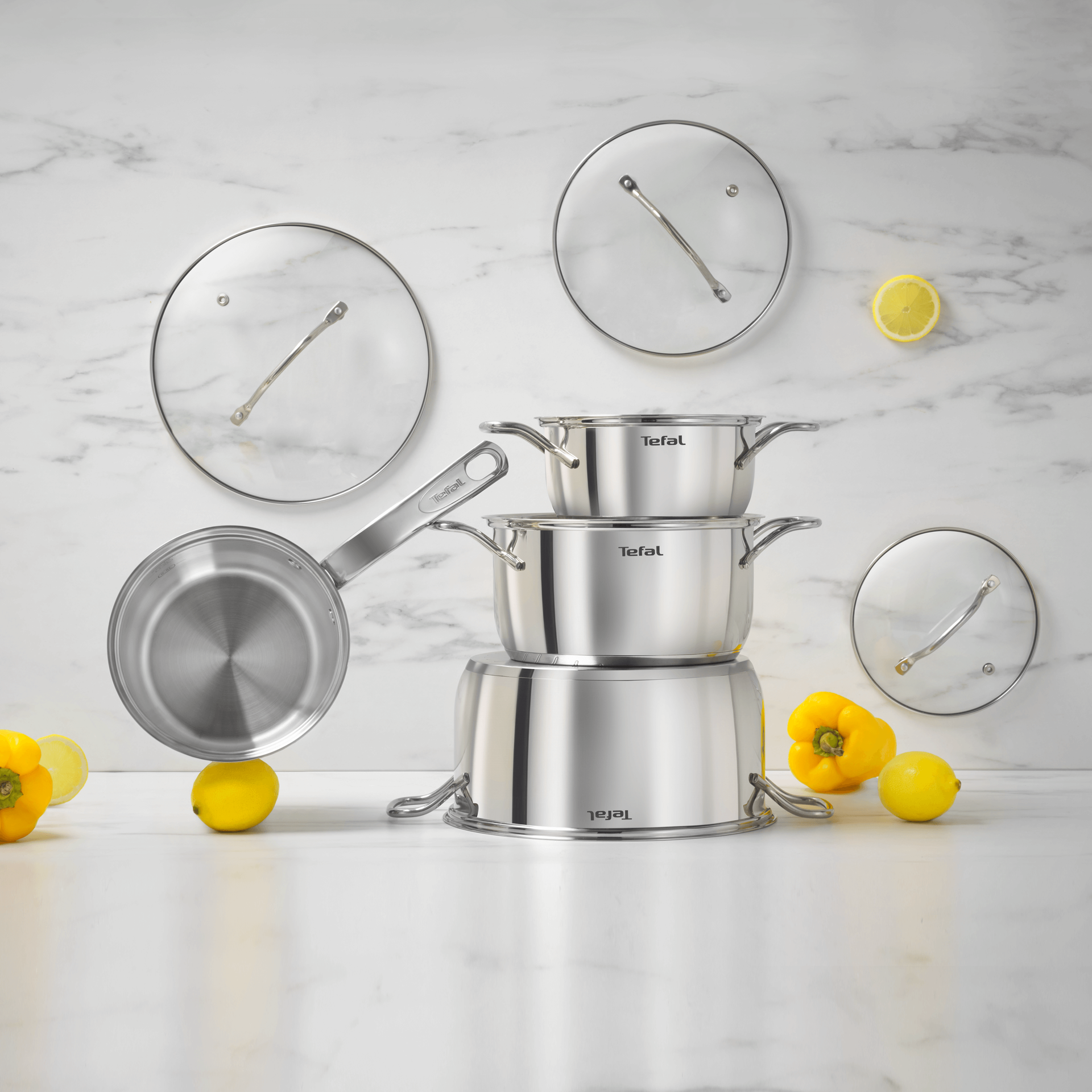  قابلمه استیل سایز ۲۸ دربدار تفال tefal 