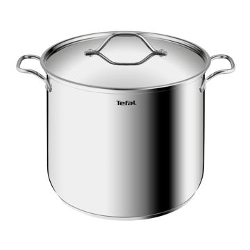 قابلمه استیل سایز 28 عمیق دربدار تفال tefal 