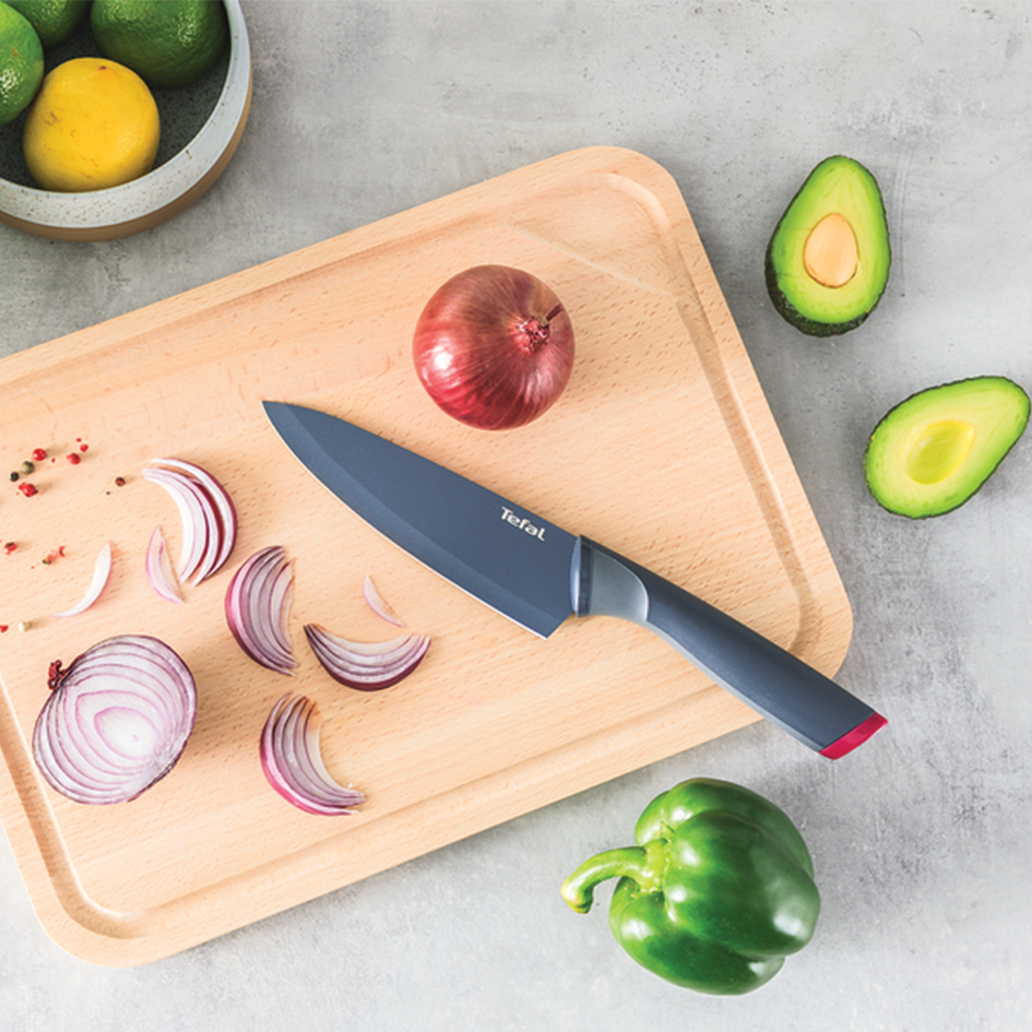 چاقو آشپزخانه سایز 15 تفال tefal پوشش تیتانیوم