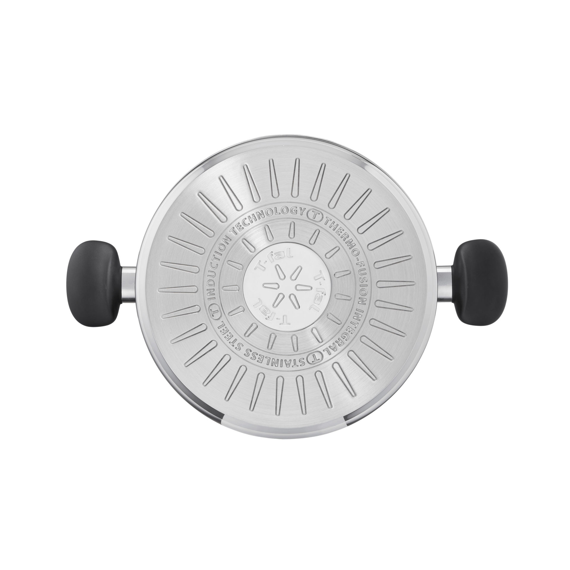 قابلمه استیل سایز 28 دربدار تفال tefal با نشانگر حجم