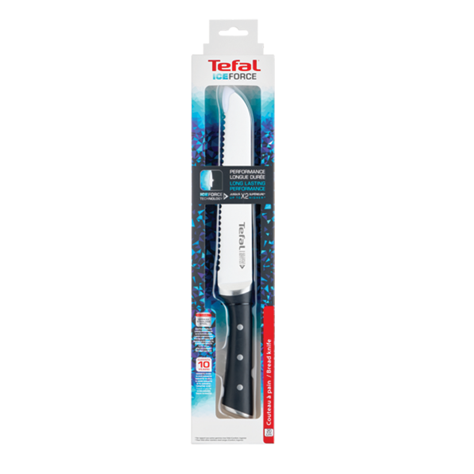 چاقو سایز 20 تفال tefal مخصوص برش نان مدل هلالی