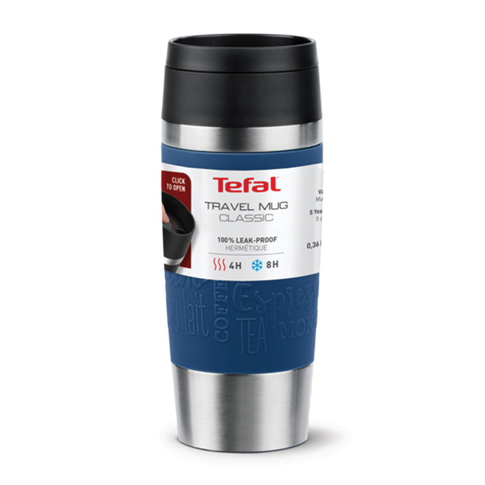 ماگ مسافرتی تفال tefal رنگ آبی