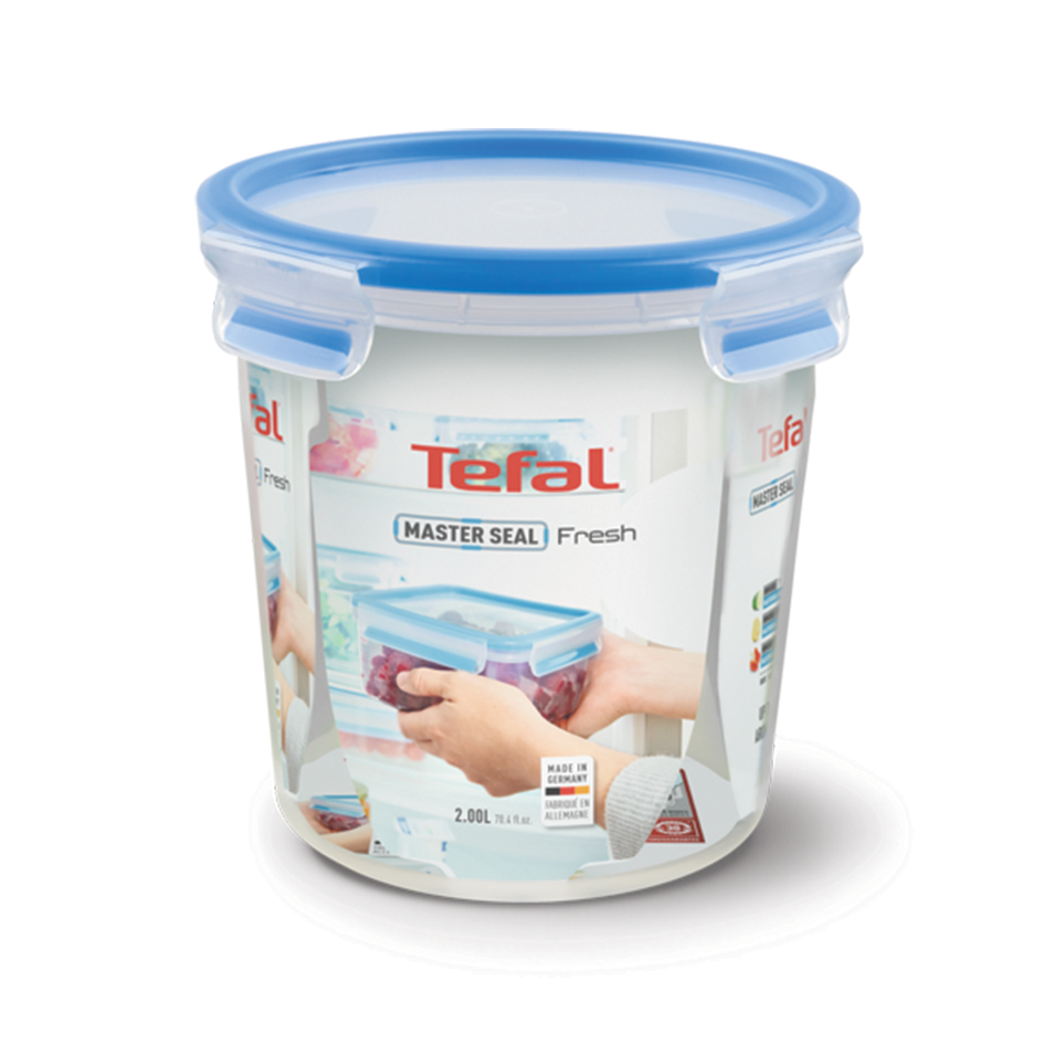 ظرف نگهدارنده غذا دایره سایز 2 لیتری تفال tefal