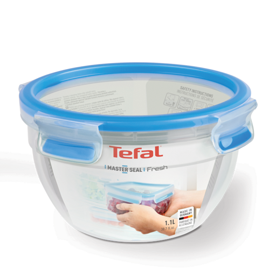 ظرف نگهدارنده غذا دایره سایز 1/1 لیتری تفال tefal