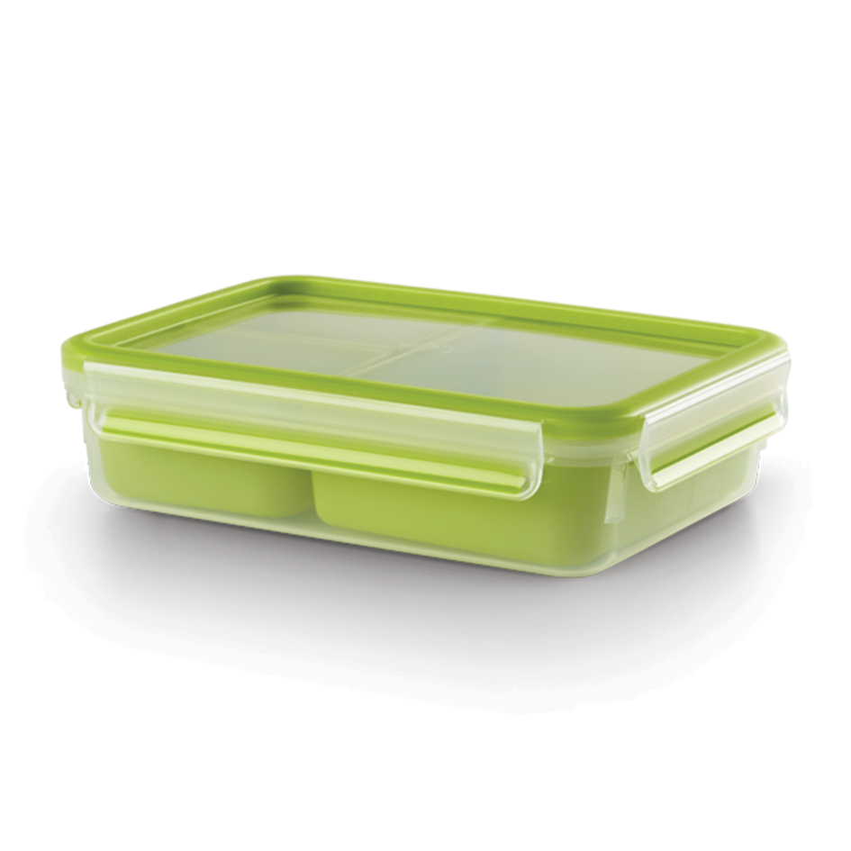 ظرف حمل غذای 1.2 لیتری مستطیل تفال tefal مدل جداکننده دار