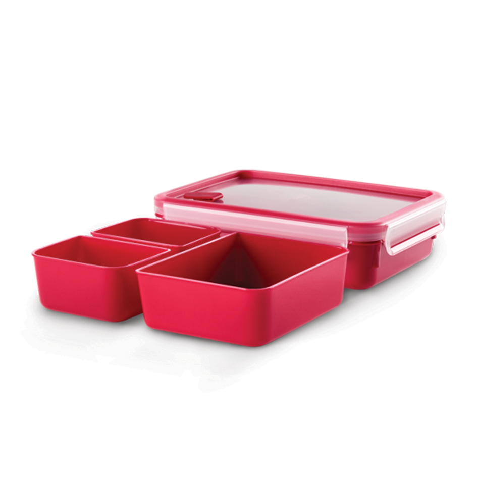 ظرف نگهدارنده غذا 1.2 لیتری  تفال tefal همراه با جدا کننده و سوپاپ