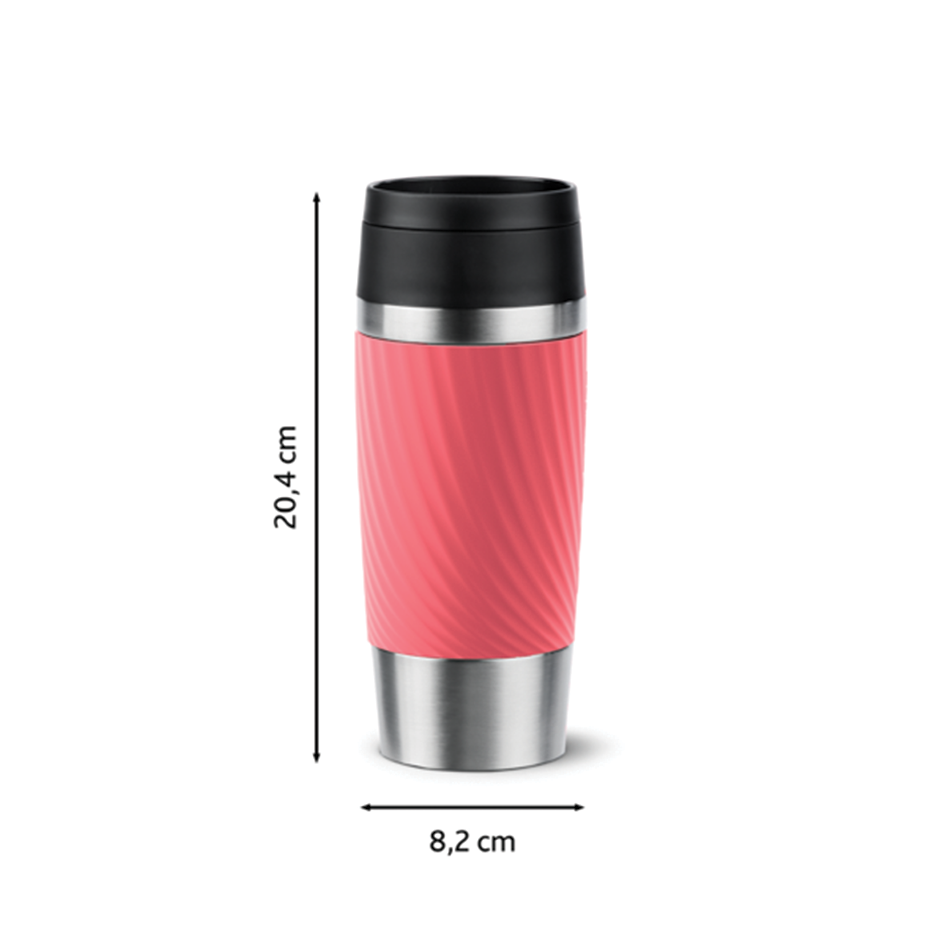 ماگ مسافرتی تفال tefal رنگ صورتی