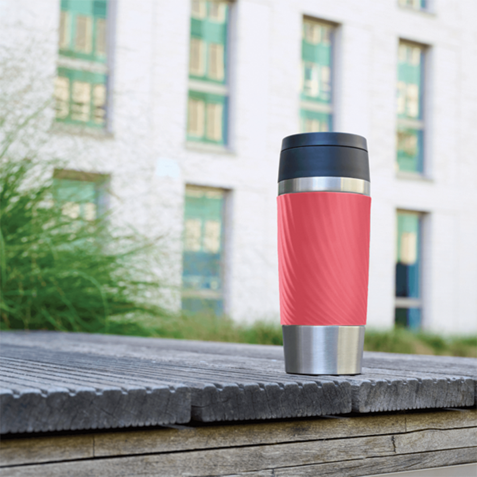 ماگ مسافرتی تفال tefal رنگ صورتی