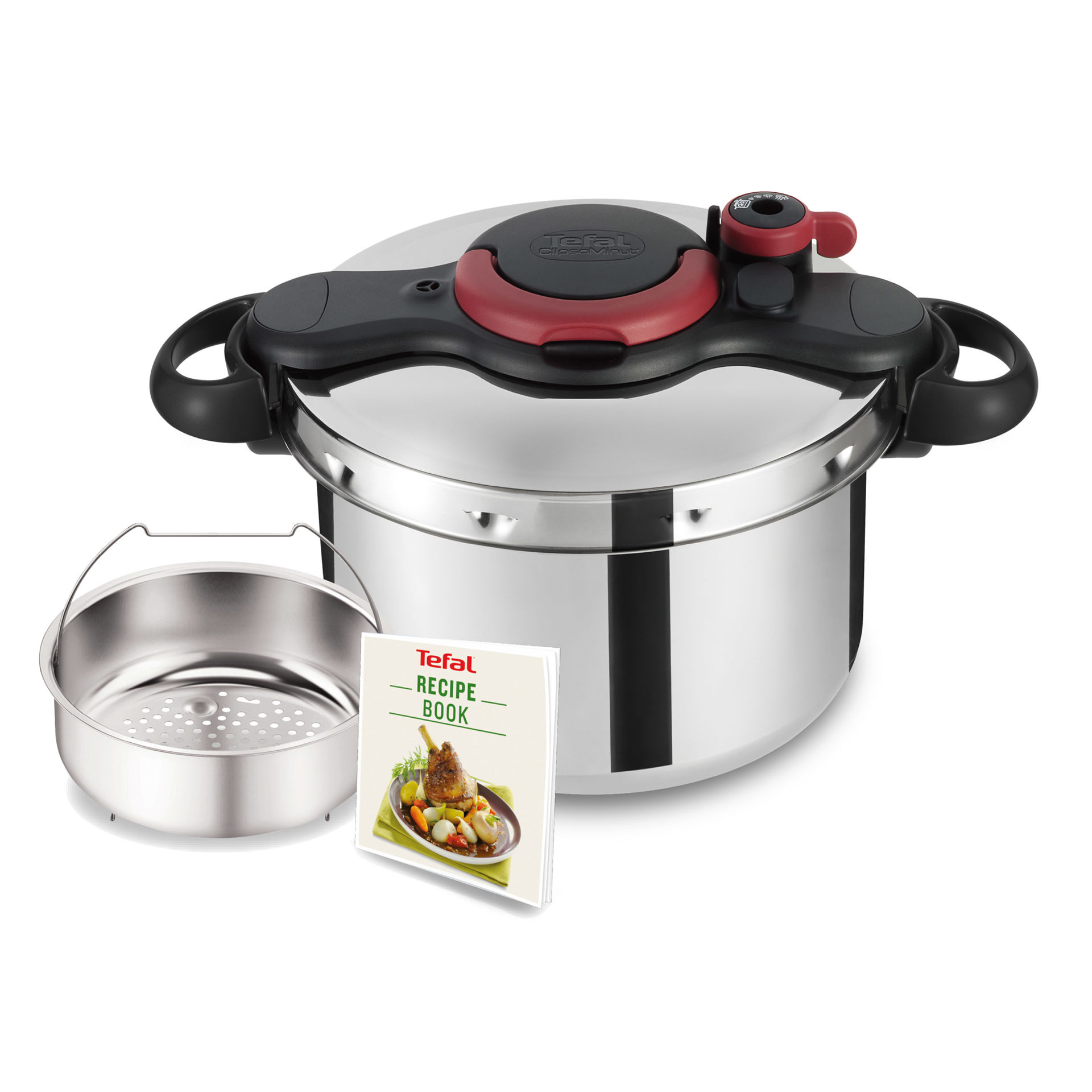 زودپز استیل ضد زنگ 9 لیتری تفال tefal