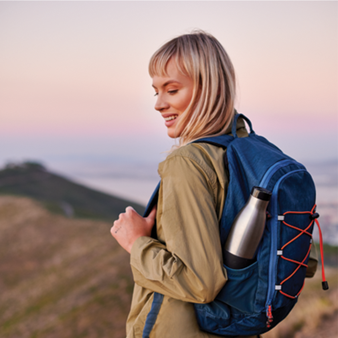 بطری استیل تفال tefal دوجداره رنگ مشکی