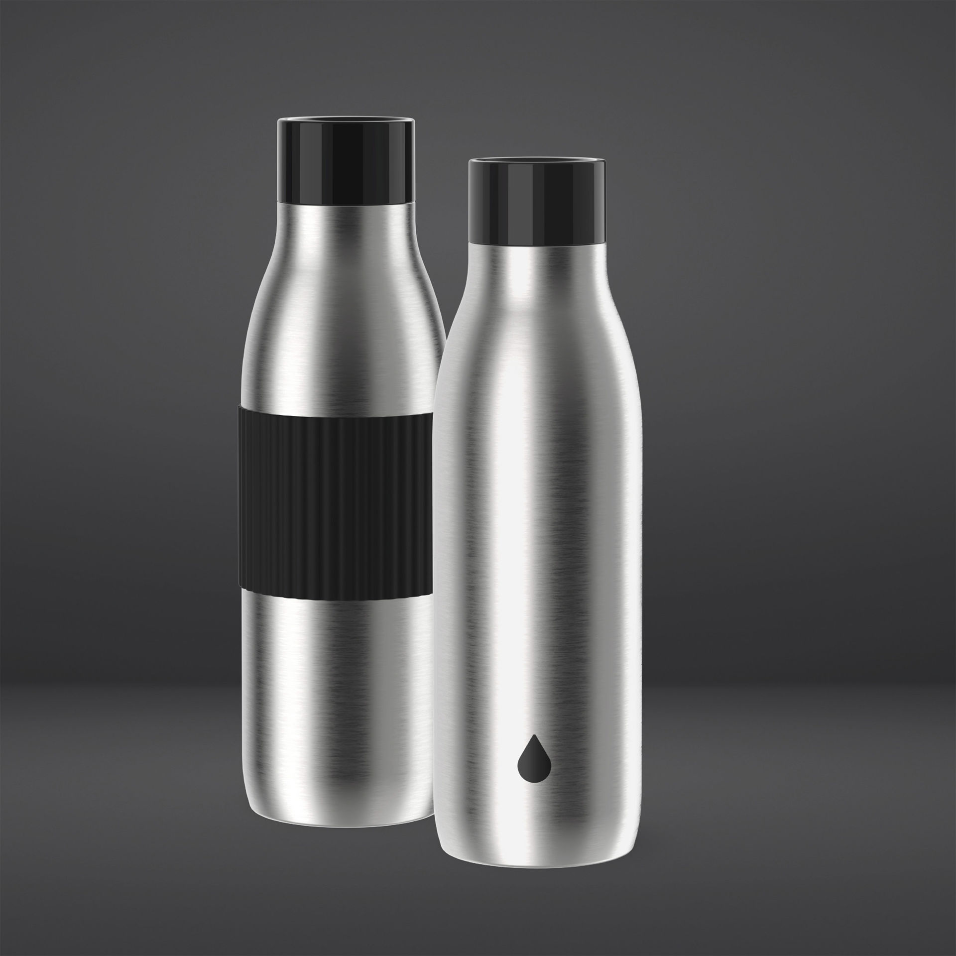  بطری استیل تفال tefal دوجداره ساده 