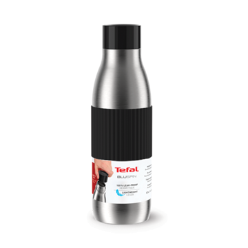 بطری استیل تفال tefal دوجداره رنگ نقره ای 