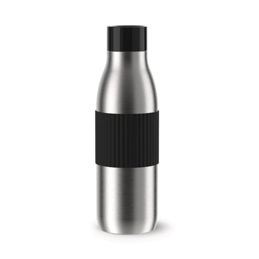 بطری استیل تفال tefal دوجداره رنگ نقره ای 