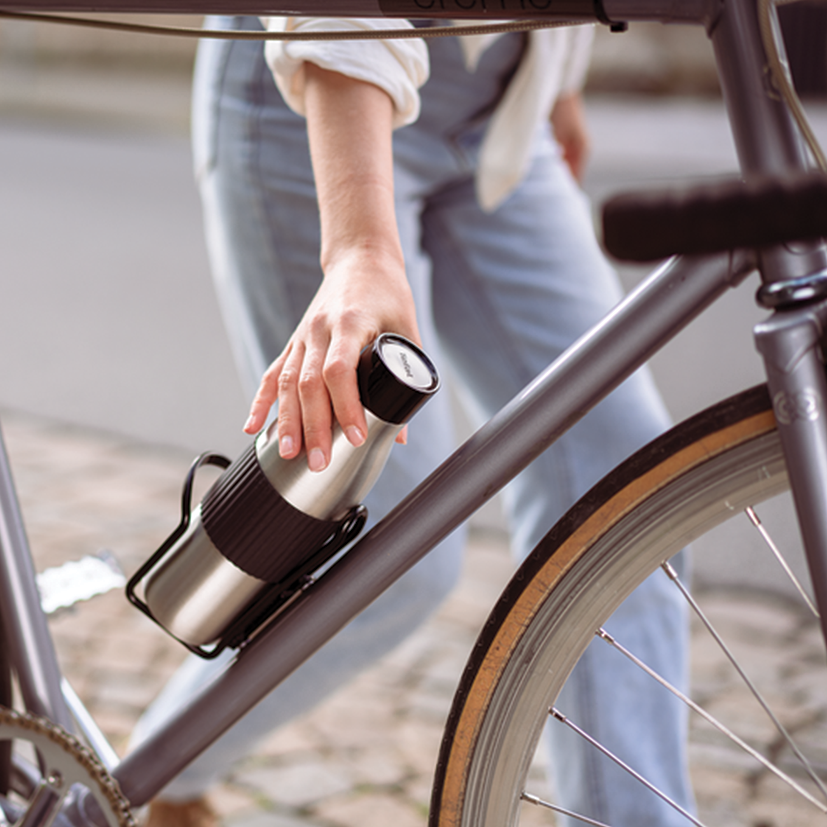 بطری استیل تفال tefal دوجداره رنگ نقره ای 