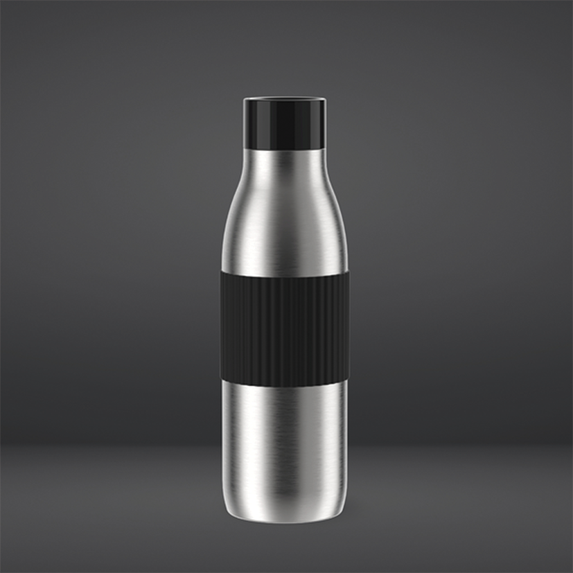 بطری استیل تفال tefal دوجداره رنگ نقره ای 