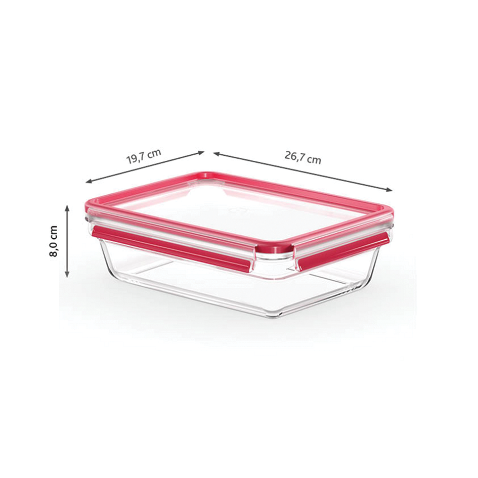 ظرف شیشه ای 1.3 لیتری تفال tefal 