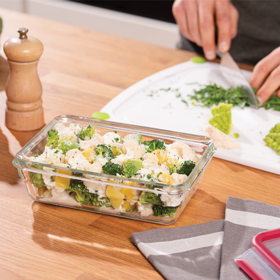 ظرف شیشه ای 1.3 لیتری تفال tefal 