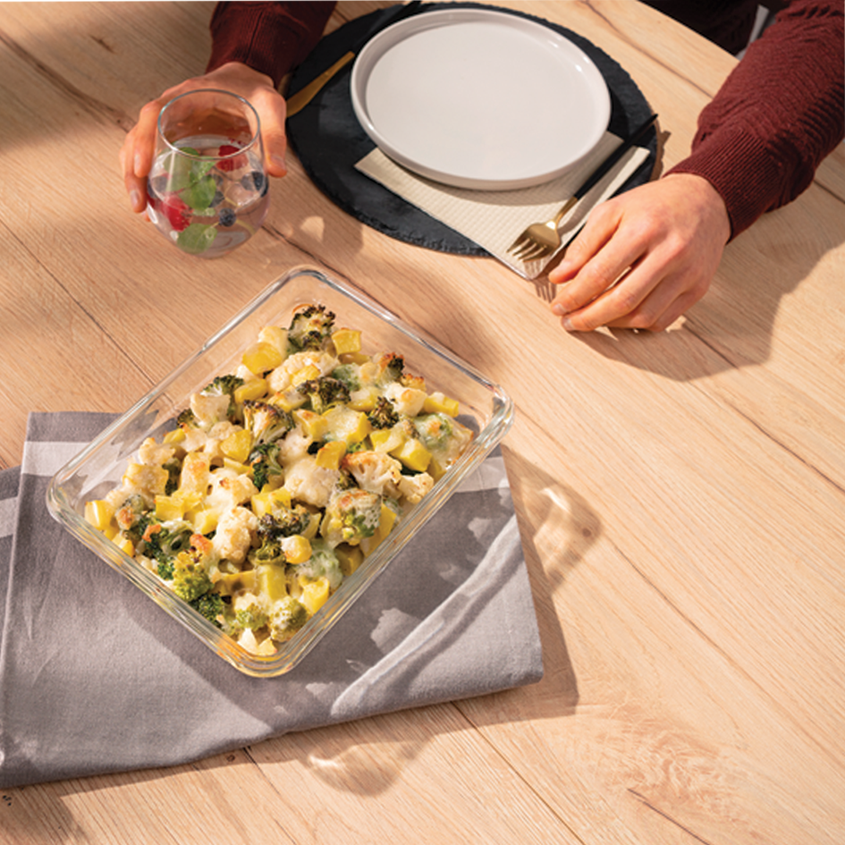 ظرف شیشه ای 1.3 لیتری تفال tefal 