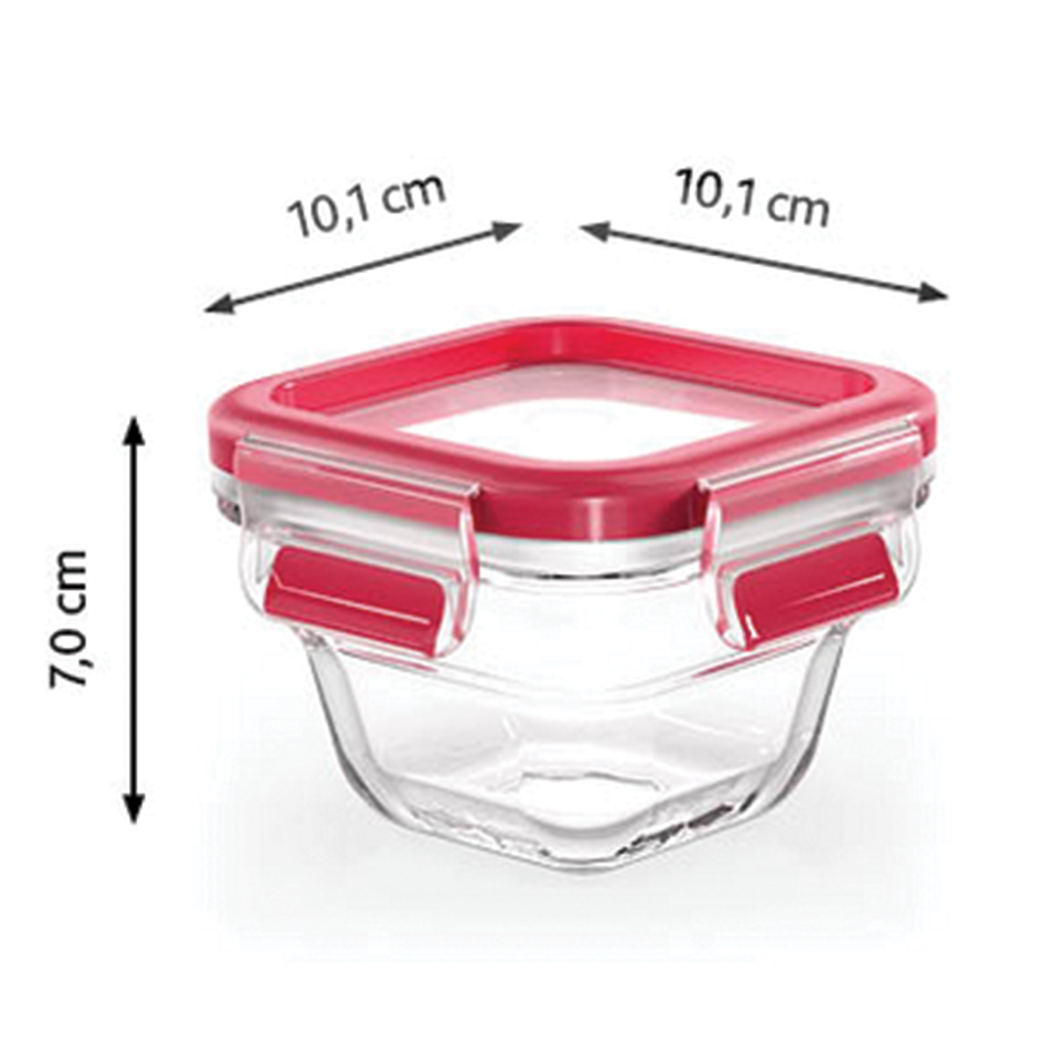 ظرف شیشه ای 180 میلی لیتری تفال tefal