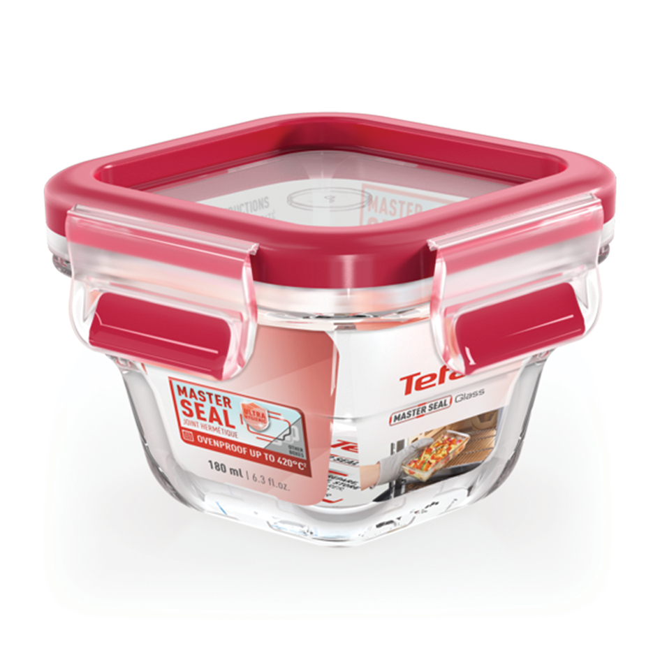 ظرف شیشه ای 180 میلی لیتری تفال tefal