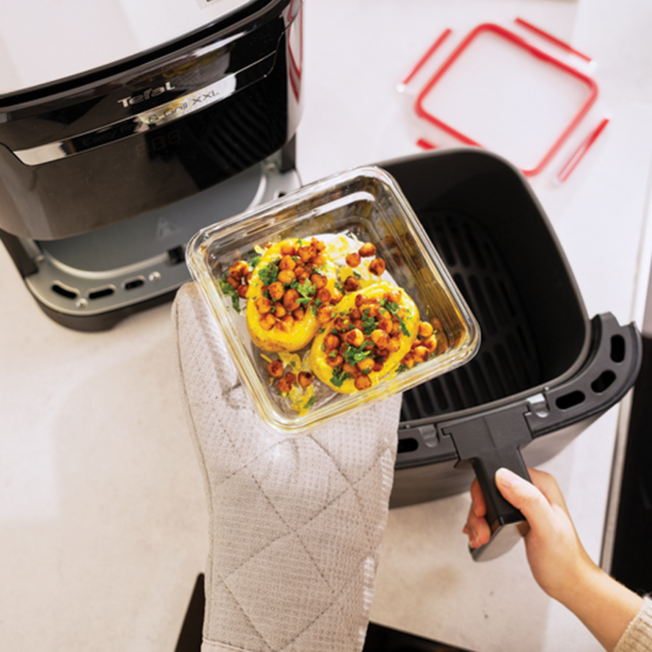 ظرف شیشه ای 800 میلی لیتری تفال tefal