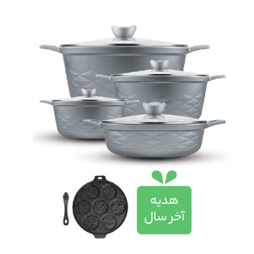 سرویس قابلمه 13 پارچه گرانیت مدل Elita