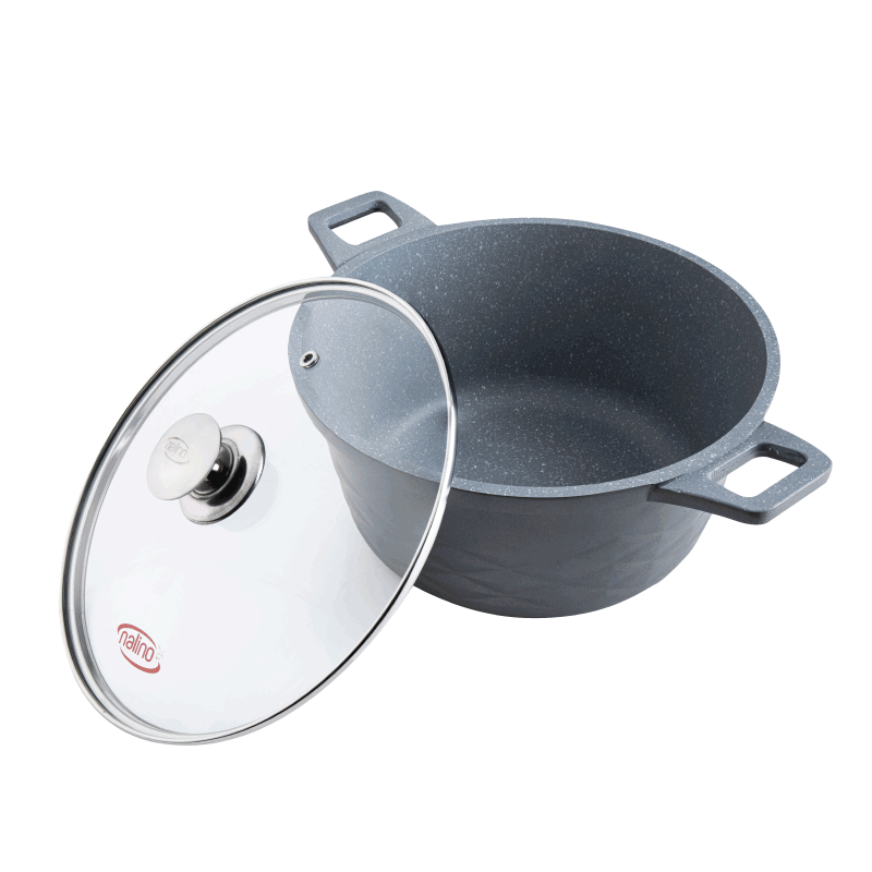 سرویس قابلمه 13 پارچه گرانیت مدل Elita + هدیه (دیزی چدنی)