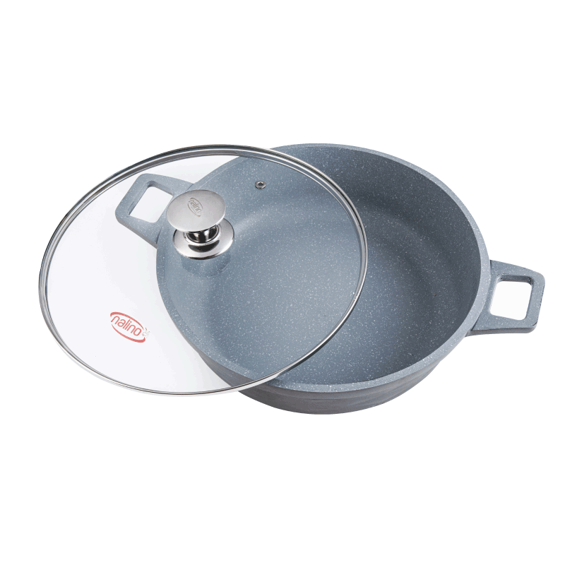 سرویس قابلمه 13 پارچه گرانیت مدل Elita + هدیه (دیزی چدنی)