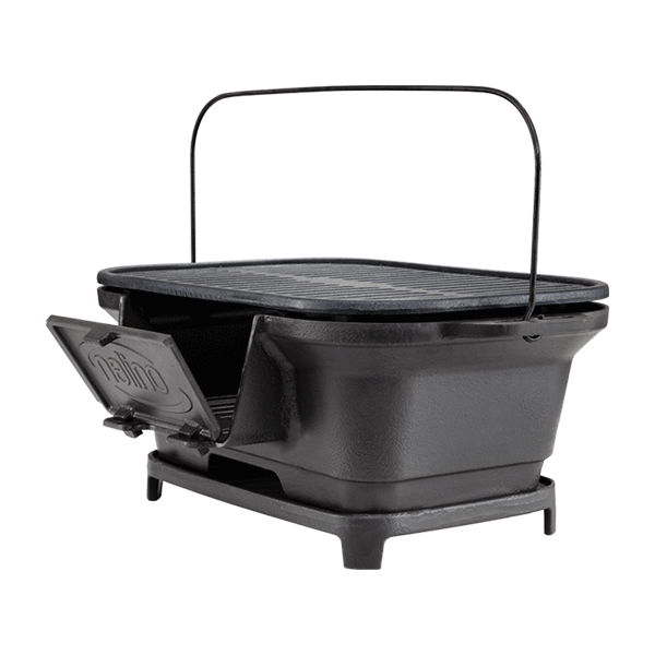 منقل باربیکیو ذغالی مدل Roza + هدیه (ست ابزار باربیکیو)