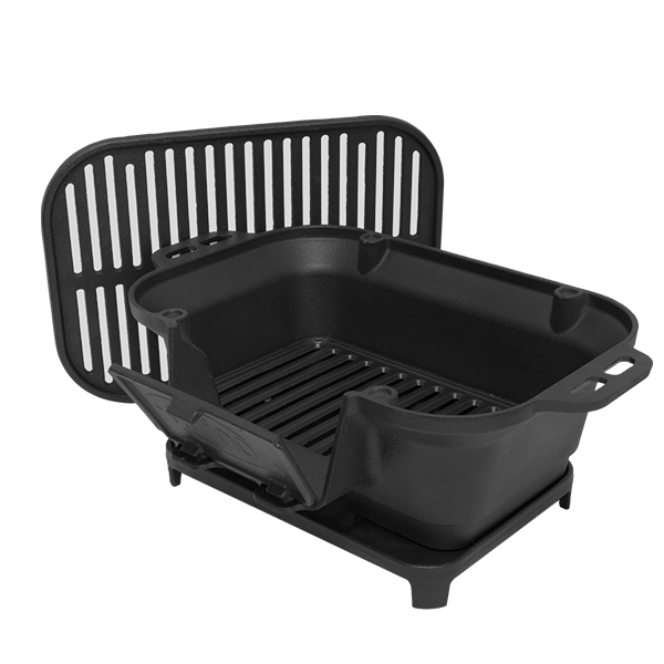 منقل باربیکیو ذغالی مدل Roza + هدیه (ست ابزار باربیکیو)